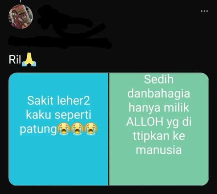 Postingan Story WA ini Dijamin Nggak Bikin Insecure, Justru Mewakili Keresahan Banyak Orang 14 Sambat tapi tetap ikhlas