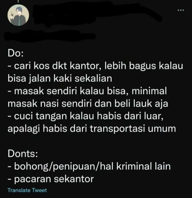 Hal yang Perlu dan Nggak Perlu Dilakukan Saat Kerja di Jakarta Menurut Warganet 12 Jangan pacaran sekantor