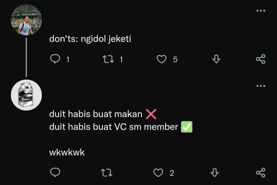 Hal yang Perlu dan Nggak Perlu Dilakukan Saat Kerja di Jakarta Menurut Warganet 16 Bucin boleh, miskin jangan