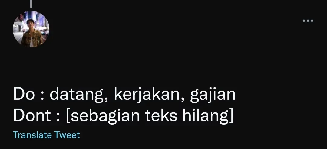 Hal yang Perlu dan Nggak Perlu Dilakukan Saat Kerja di Jakarta Menurut Warganet 17 Bare minimum yang nggak merugikanmu