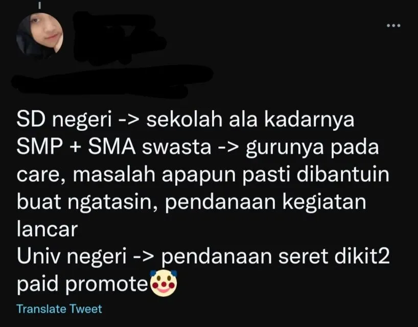 Keluh-Kesah Warganet Alami Culture Shock Saat Pindah dari Sekolah Swasta ke Negeri 12 Biar mentalnya kuat