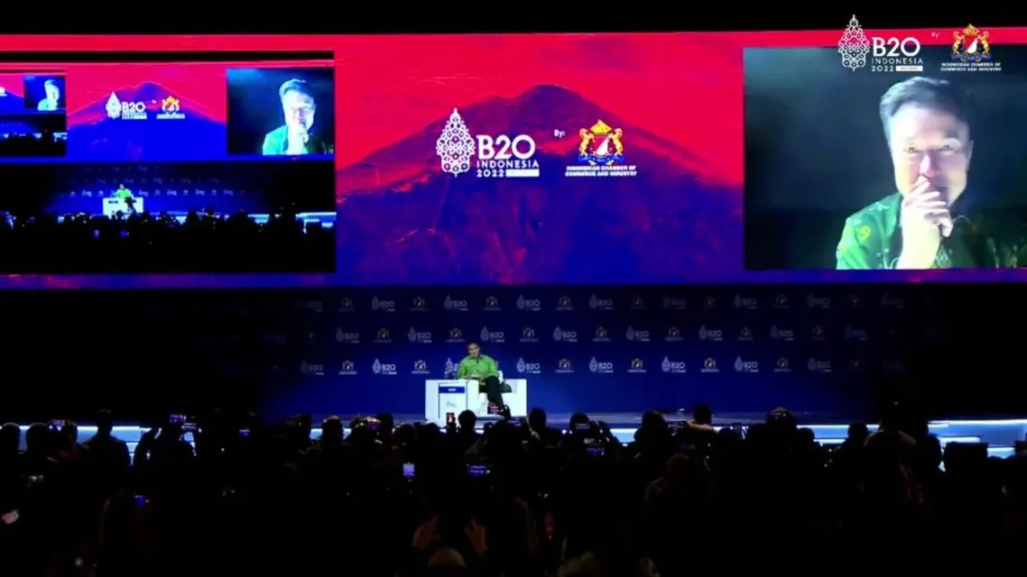 Momen Elon Musk Hadiri B20 Summit Secara Virtual Meski di Rumahnya Mati Lampu 3 Elon Musk hadir virtual di B20