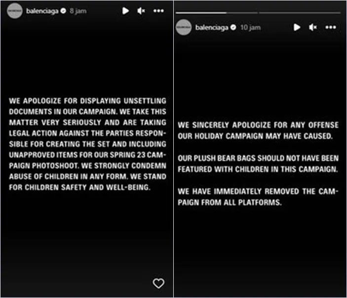 Kim Kardashian Angkat Bicara Soal Kampanye Kontroversial Baju Anak Balenciaga 3 Perminataan maaf Balenciaga