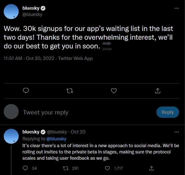 Pendiri dan Mantan CEO Twitter, Jack Dorsey Bikin Medsos Baru 30 ribu pengguna menjadi beta tester