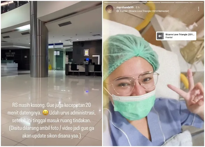 Tumor yang Diidapnya Kian Membesar, Marshanda Jalani Operasi Pengangkatan Tumor Payudara 3 Marshanda jalani operasi tumor payudara