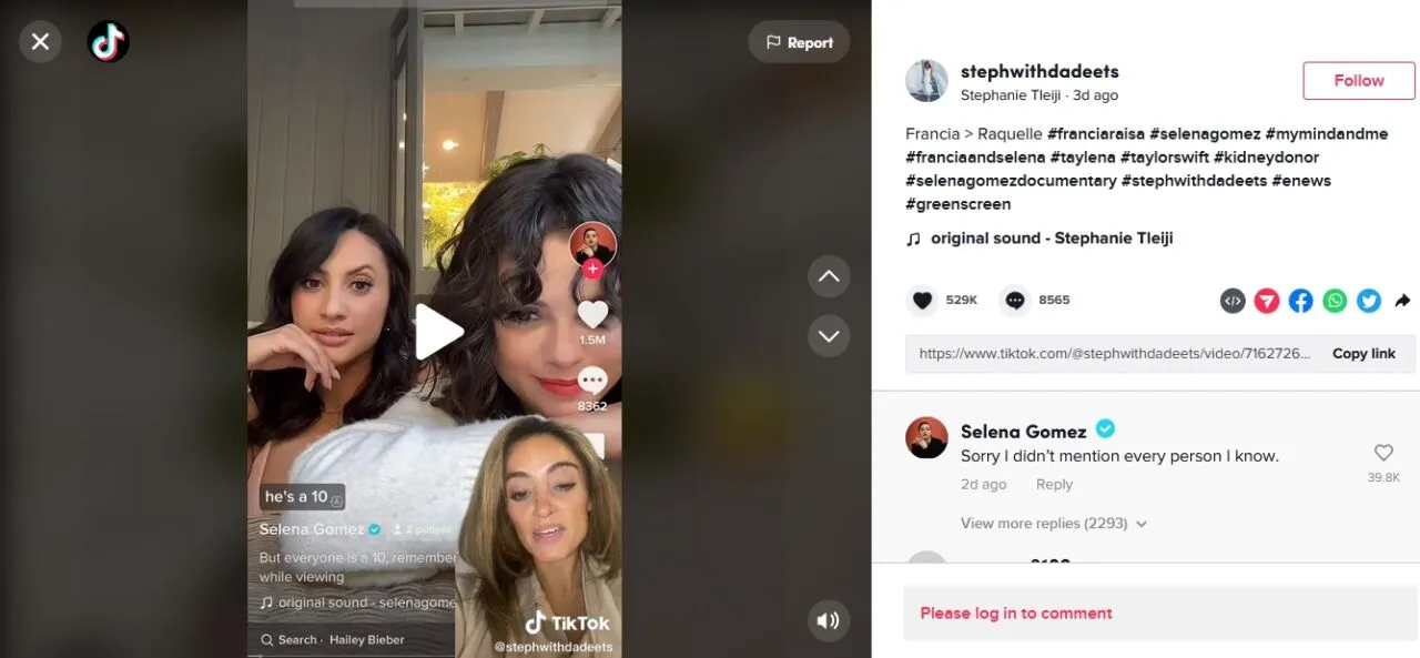 Sebut Taylor Swift Sebagai Satu-satunya Teman, Selena Gomez Minta Maaf Atas Ucapannya 6 Permintaan maaf Selena Gomez