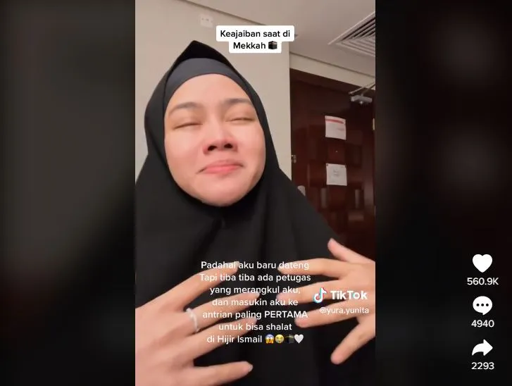 Sambil Menangis Haru, Yura Yunita Ungkap Cerita Alami Kejadian Ajaib saat Umrah 2 Yura Yunita umrah