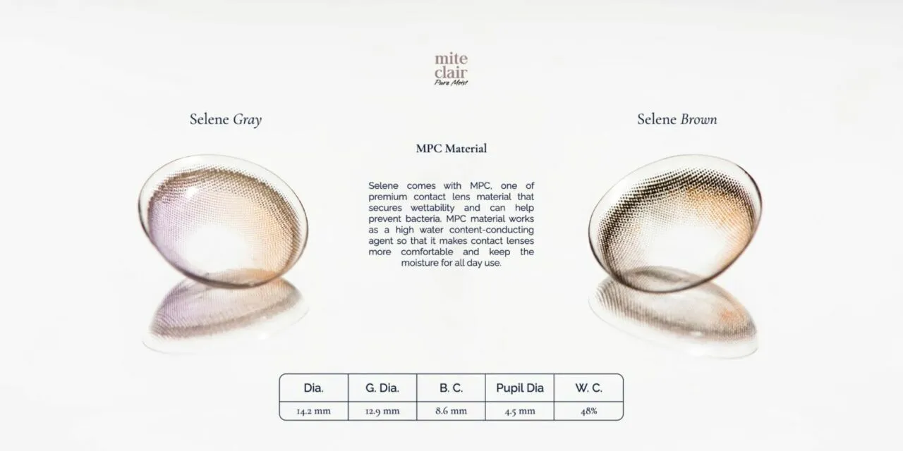 Untuk Mata Kering dan Sensitif, Eyelovin Hadirkan Lensa Kontak Mite Clair Pure Moist Selene Series 5