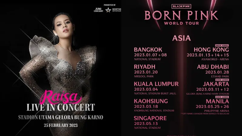FIFA Izinkan GBK untuk Piala AFF tapi Larang Konser Blackpink dan Raisa 4 Konser Raisa dan Blackpink GBK
