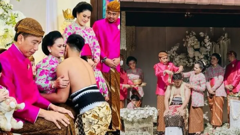 10+ Detail Pernikahan Kaesang dan Erina Gudono, Kental Perpaduan Adat Jogja-Solo 22 Detail pernikahan Kaesang dan Erina