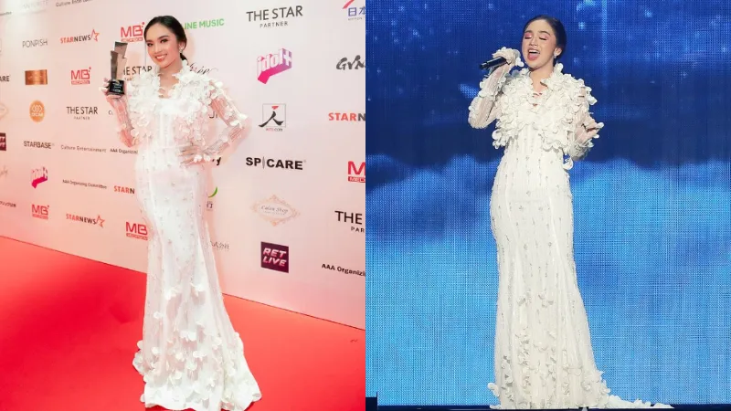 Bikin Bangga, Lyodra Tampil Memukau dan Raih Penghargaan Asia Celebrity di AAA 2022 2 Lyodra menang AAA 2022