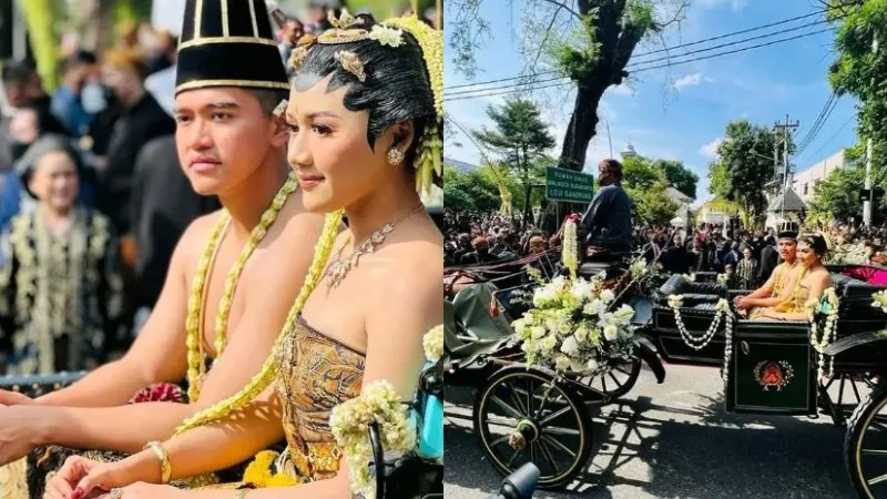 10+ Detail Pernikahan Kaesang dan Erina Gudono, Kental Perpaduan Adat Jogja-Solo 28 Detail pernikahan Kaesang dan Erina