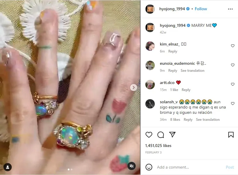 Setelah Sempat Tunangan, HyunA Umumkan Putus dari DAWN 5 HyunA dan DAWN pamer cincin serasi usai bertunangan