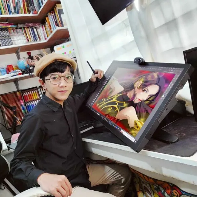 Ada Gambar Karakter Anime, Tanda Tangan Asli Ilustrator ini Sering Dikira Bercanda 3 Hobi menggambar