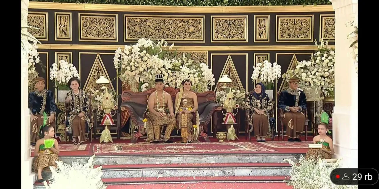 10+ Detail Pernikahan Kaesang dan Erina Gudono, Kental Perpaduan Adat Jogja-Solo 27 Detail pernikahan Kaesang dan Erina