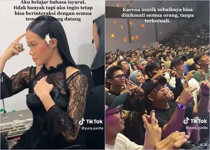 Belajar Bahasa Isyarat untuk Festival Musik Ramah Tunarungu, Yura Yunita Banjir Apresiasi 3 Harapan Yura Yunita