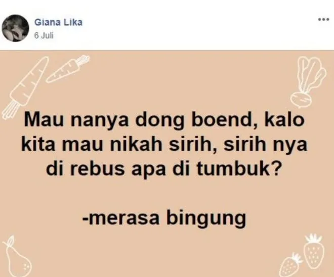 10 Curhatan Ibu-ibu di Status Media Sosial, Selalu Punya Cara untuk Bikin Setiap Momen Jadi Lucu 17 Merasa bingung