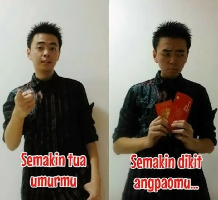 Dapat Angpao itu Nggak Segampang Kelihatannya. Pejuang Amplop Merah Pasti Relate 19 Orang tua