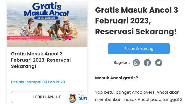 Masuk Ancol Gratis pada 3 Februari 2023, Begini nih Cara dan Ketentuannya 4
