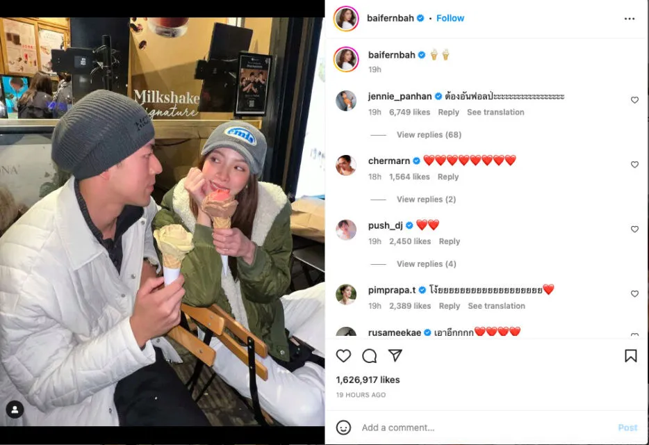 Nine Naphat dan Baifern Pimchanok Kompak Bagikan Momen Liburan Bareng, Bikin Fans Heboh! 5