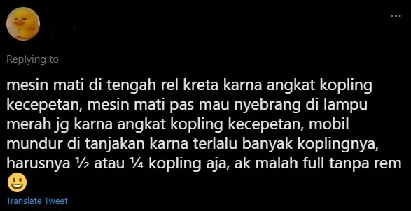 12 Pengalaman Warganet Belajar Naik Mobil Manual. Niat dan Tekad aja Ternyata Nggak Cukup! 16 Mesin mati