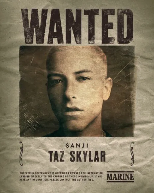 Rilis Poster Perdana, Serial Live Action One Piece Dipastikan Tayang 2023 10 Taz Skylar sebagai Sanji