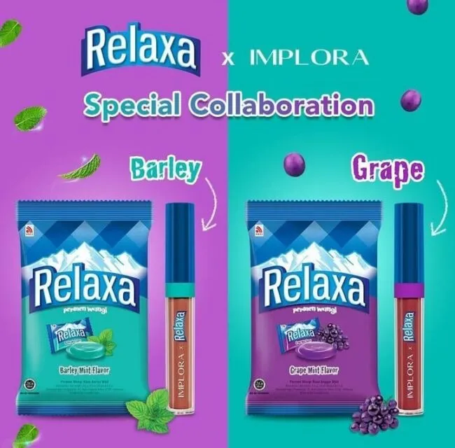 10 Kolaborasi Unik Produk Kecantikan dengan Brand Makanan dan Minuman 13 Implora x Relaxa