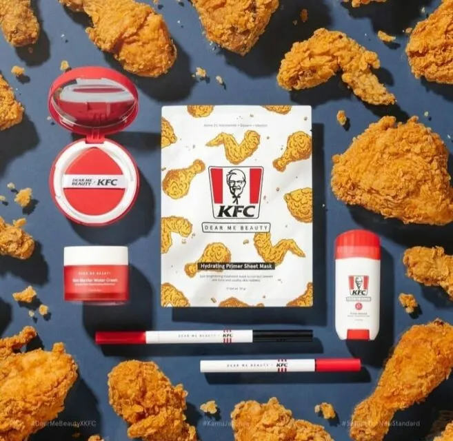 10 Kolaborasi Unik Produk Kecantikan dengan Brand Makanan dan Minuman 12 Dear Me Beauty x KFC