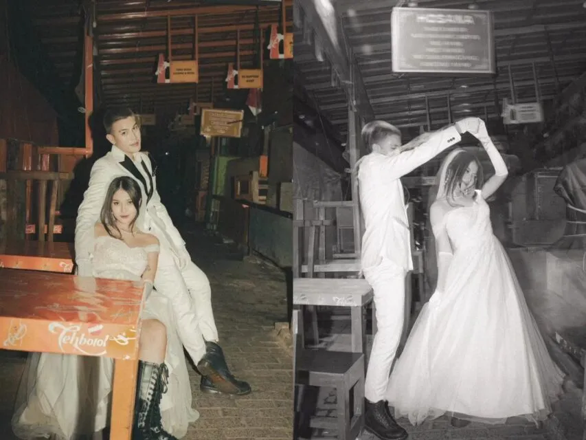 7 Potret Unik Pre-wedding Julian Jacob dan Mirriam Eka di Pasar Tradisional, Usung Konsep Retro 12