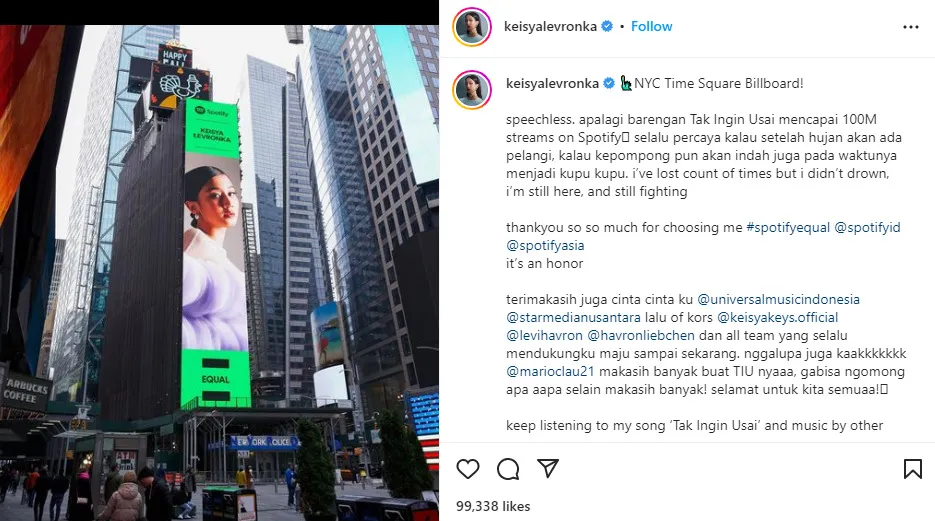 Sering Di-bully saat Nyanyi, Keisya Levronka ke Psikolog. Diajari 'Ritual' Sebelum Manggung 6 Keisya Levronka trauma