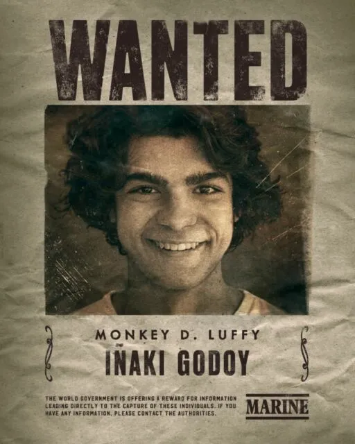 Rilis Poster Perdana, Serial Live Action One Piece Dipastikan Tayang 2023 6 Inaki Godoy sebagai Luffy