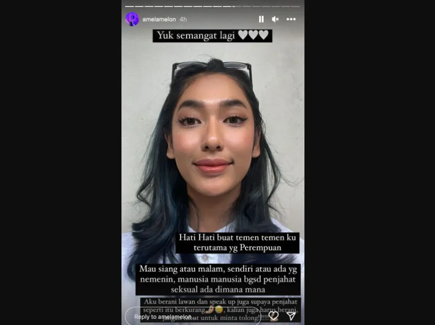 Jadi Korban Begal Pantat, Model Amalia Tambunan Kejar dan Tangkap Pelaku 6 Amalia Tambunan
