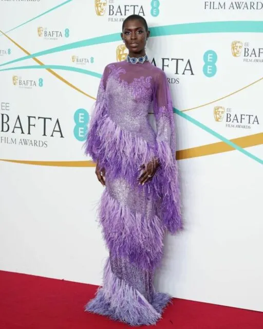 10 Gaya Terbaik Seleb di Red Carpet BAFTA 2023. Siapa yang Paling Anggun? 10 Jodie Turner-Smith at BAFTA 2023