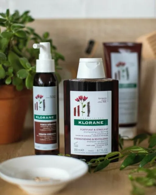 7 Rekomendasi Sampo Tanpa SLS Terbaik 14 Klorane Strengthening & Revitalizing Shampoo with Quinine & B Vitamins
