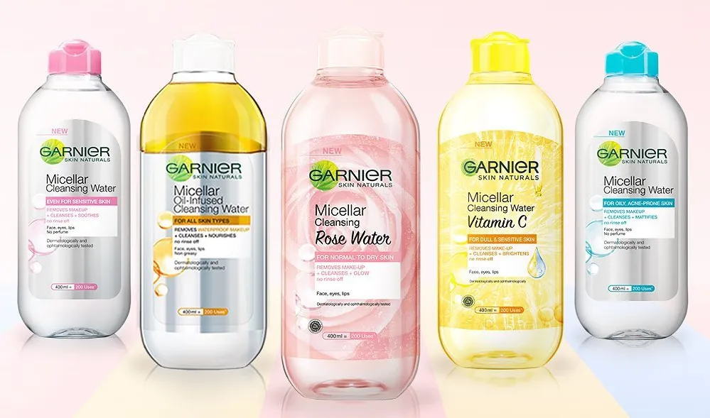 6 Rekomendasi Micellar Water di Bawah 100 Ribu, Ampuh Angkat Make Up Water Proof 9 Garnier Micellar Cleansing Water