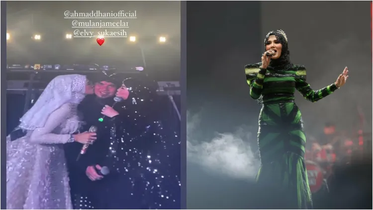 Penuh Kejutan, ini 7 Fakta Menarik Konser Dewa 19 di Jakarta International Stadium 10 Ahmad Dhani dicium dua perempuan