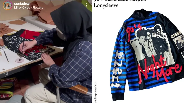 Bangga, Billie Eilish Kenakan Sweater Karya Remaja Asal Bandung, Warganet Heboh! 3 Billie Eilish kenakan sweater karya anak Indonesia