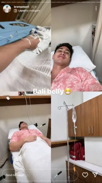 Lagi Liburan, Verrell Bramasta Dilarikan ke Rumah Sakit Gegara Terserang Bali Belly 3 Verrell Bramasta terkena bali belly