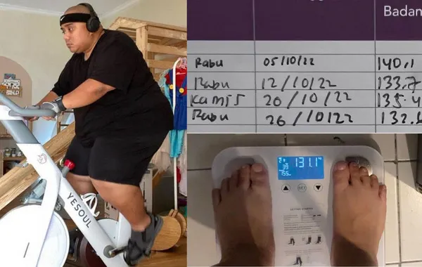 Cerita Saykoji Diet Sukses Turunkan BB 24 Kg dalam 4 Bulan, Berkat Gaya Hidup Sehat 4 Olahraga fisik untuk diet