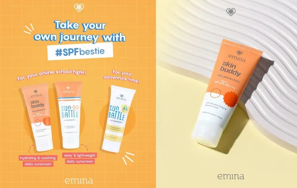 7 Rekomendasi Sunscreen Remaja, No Kusam-Kusam Club! 8 Emina Sunscreen cocok untuk remaja