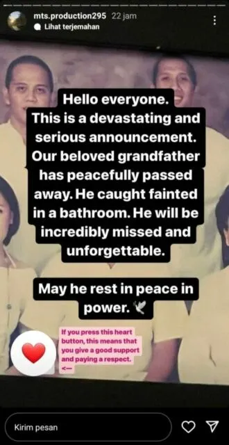 Ayah Indy Barends Meninggal Dunia, Sempat Sesak Napas dan Pingsan di Kamar Mandi 2 Manuel Sarmanella putra kedua Indy Barends