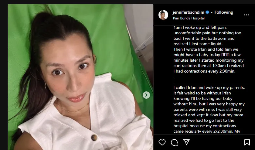 Jennifer Bachdim Melahirkan Anak ke-4, Bahagia Meski Tak Didamping Suami 4 Jennifer Bachdim melahirkan