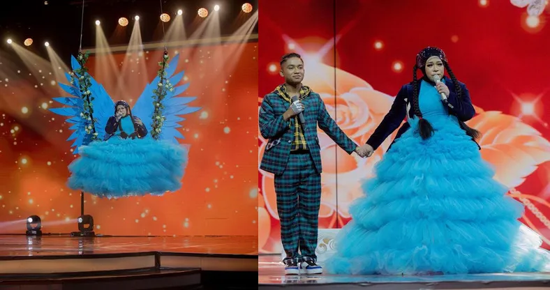 10 Gaya Nyentrik Melly Goeslaw di Panggung, Hiasan Kepalanya Variatif Banget! 18 Melly Goeslaw