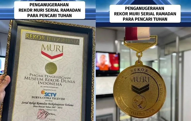 Sinetron Sinetron PPT raih rekor MURI sebagai Serial Religi Ramadan Berkelanjutan Terlama