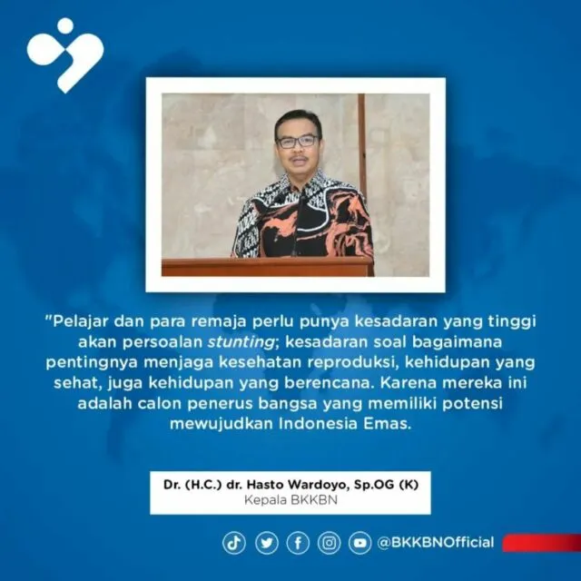 BKKBN Imbau KUA Wajibkan Calon Manten Punya Sertifikat Elsimil, Begini Cara Daftarnya! 5 Katua BKKBN Hasto Wardoyo