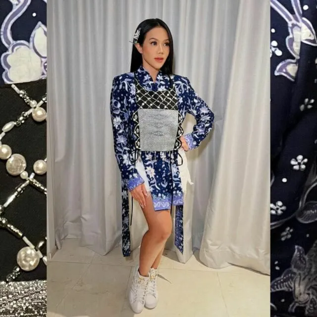 10 Inpirasi Kebaya Unik Yura Yunita. Mau Style Anggun atau Sporty, Bisa! 11 Kebaya Yura Yunita