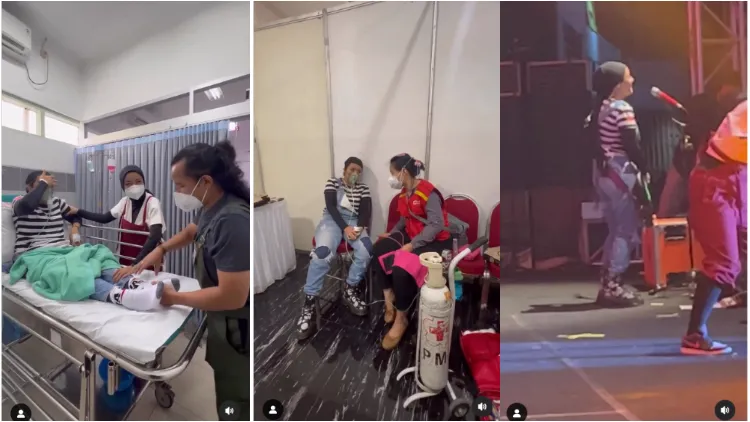 Alami Sesak Napas Sejam Sebelum Manggung, Chua Kotak Dilarikan ke IGD 4 Chua Kotak dilarikan ke IGD sebelum manggung