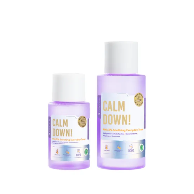 7 Rekomendasi Exfoliating Toner di Bawah Rp100 Ribu, Ampuh Angkat Sel Kulit Mati 13 Somethinc Calm Down! PHA 3% Everyday Toner