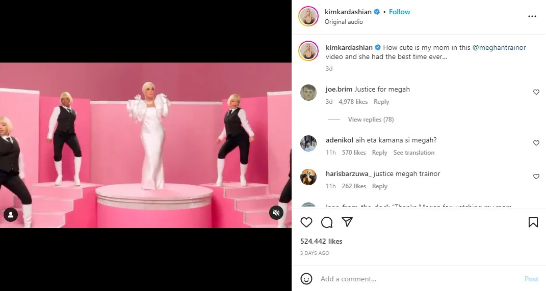 Kim Kardashian Salah Tag Akun Instagram, Malah Nyasar ke Warganet Asal Bandung: Hatur Nuhun! 2 Unggahan Kim Kardashian