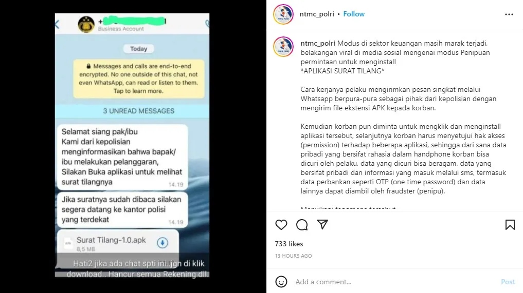 Awas Modus Penipuan Surat Tilang Elektronik Lewat WhatsApp! Bisa Kuras Saldo Rekening 2 Modus penipuan surat tilang